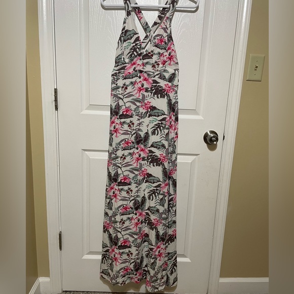 Sim & Sam’s Women’s V Neck Maxi Dress Cross Strap Small - Picture 2 of 13